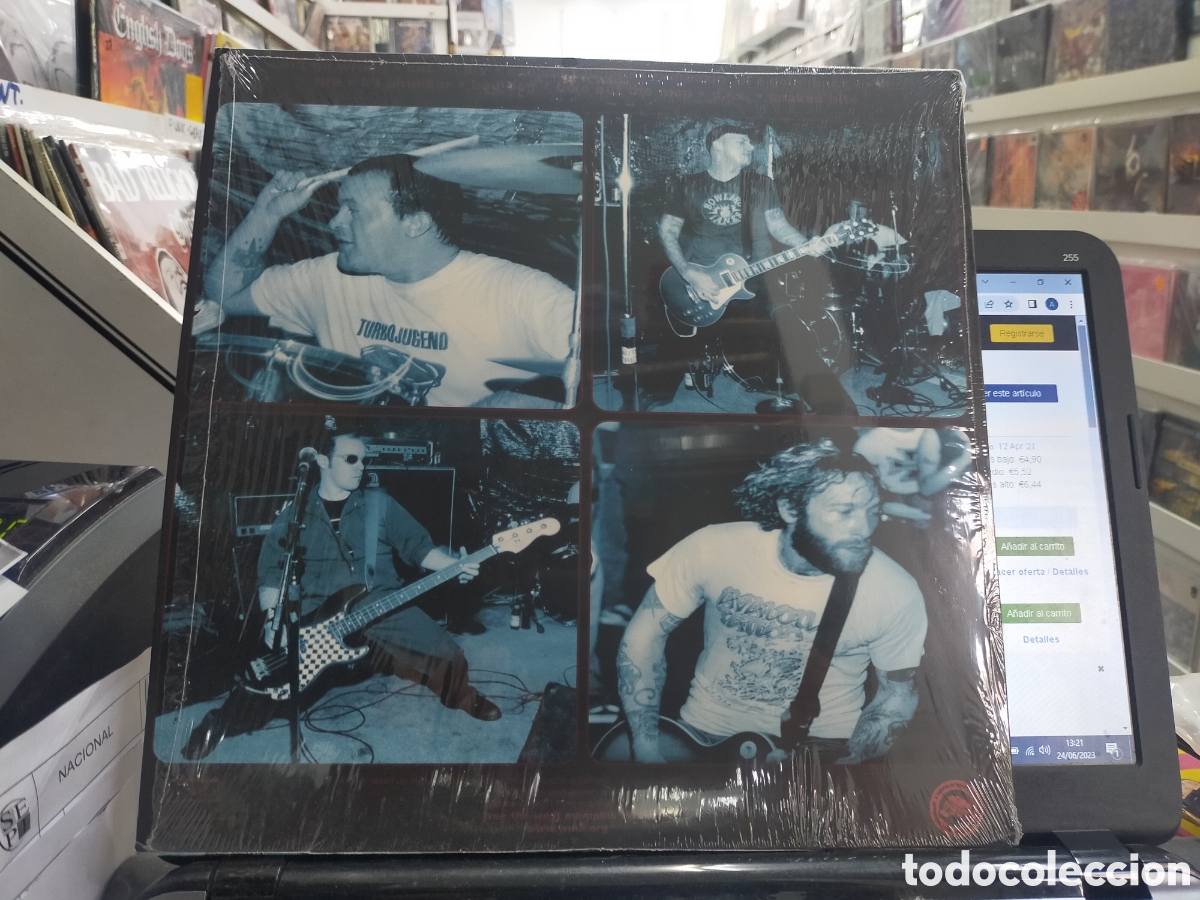 Discos de vinilo: Three years down lp snakes bite u.s.a. 2001 - Foto 2