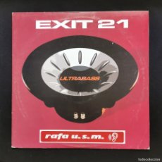 Discos de vinilo: EXIT 21 – ULTRABASS - GLASS RECORDS – GL-073-MX - HARD HOUSE - MAKINA