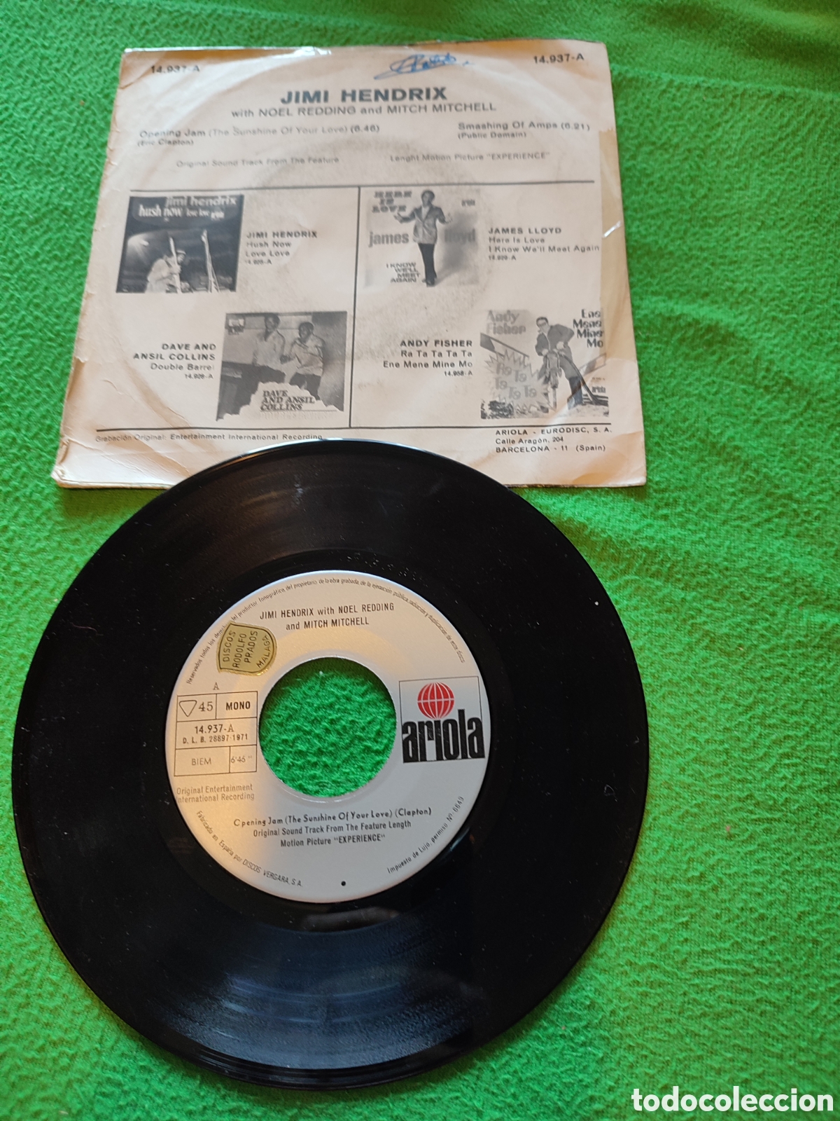 Discos de vinilo: Jimi Hendrix with Noel Redding,and Mitch Mitchell - Foto 2