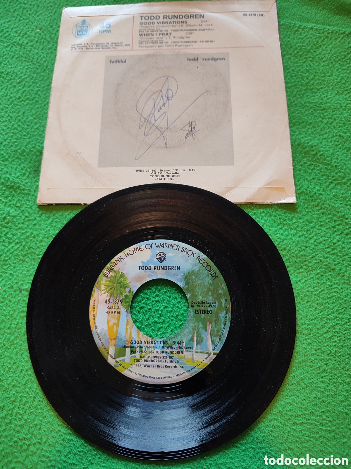 Discos de vinilo: Todd Rundgren - Good vibrations - Foto 2
