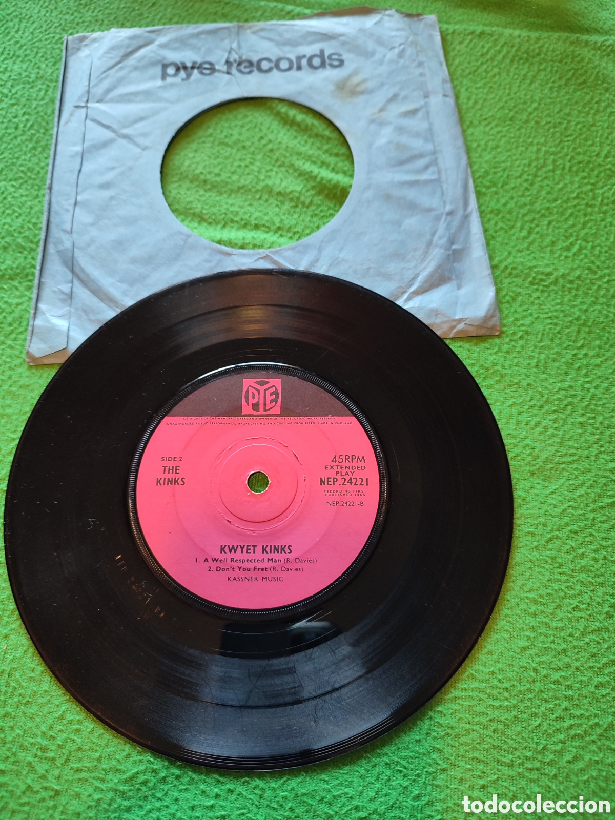 Discos de vinilo: The Kinks - Kwyet Kinks Ep - Foto 2