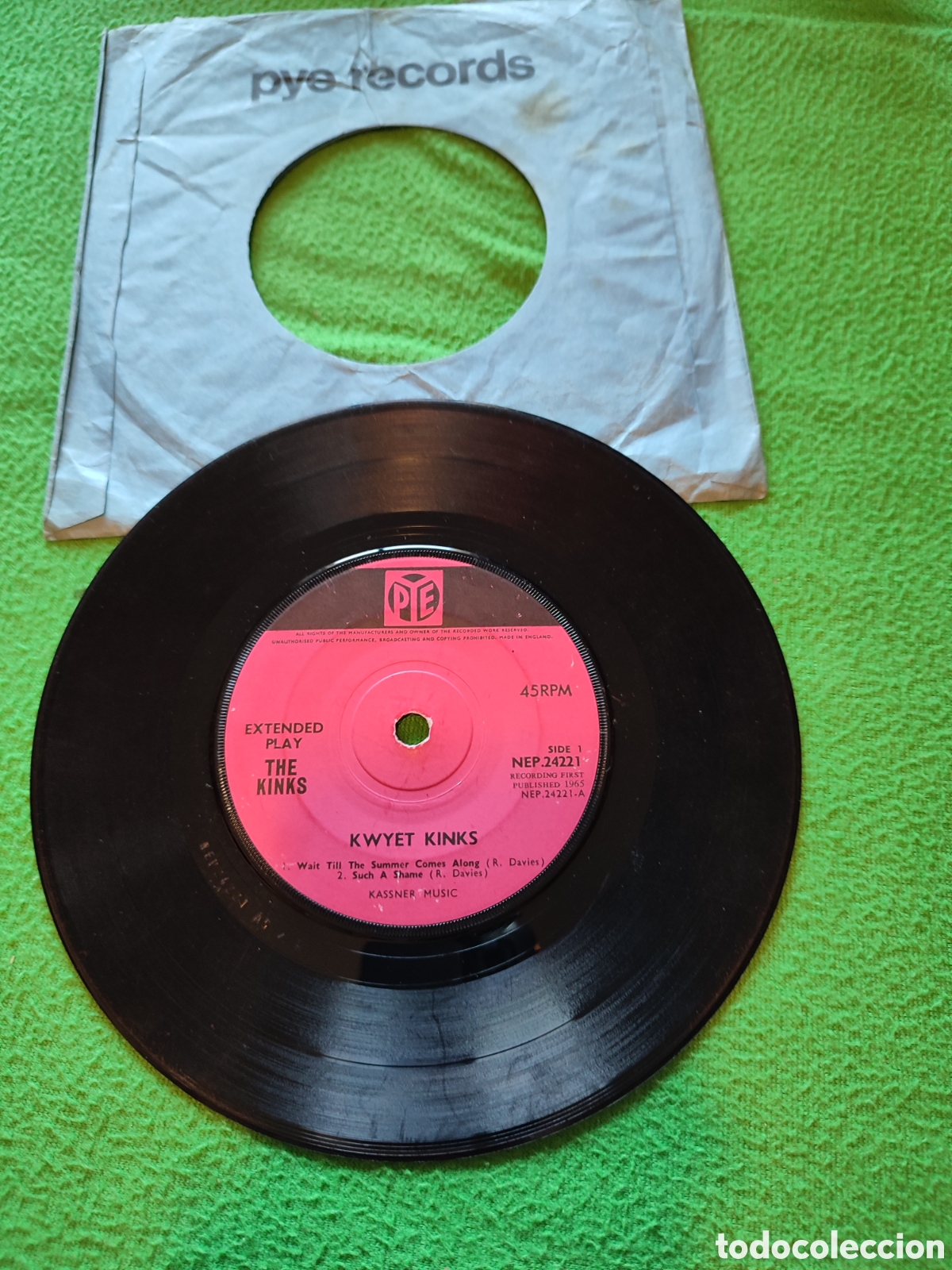 Discos de vinilo: The Kinks - Kwyet Kinks Ep - Foto 1