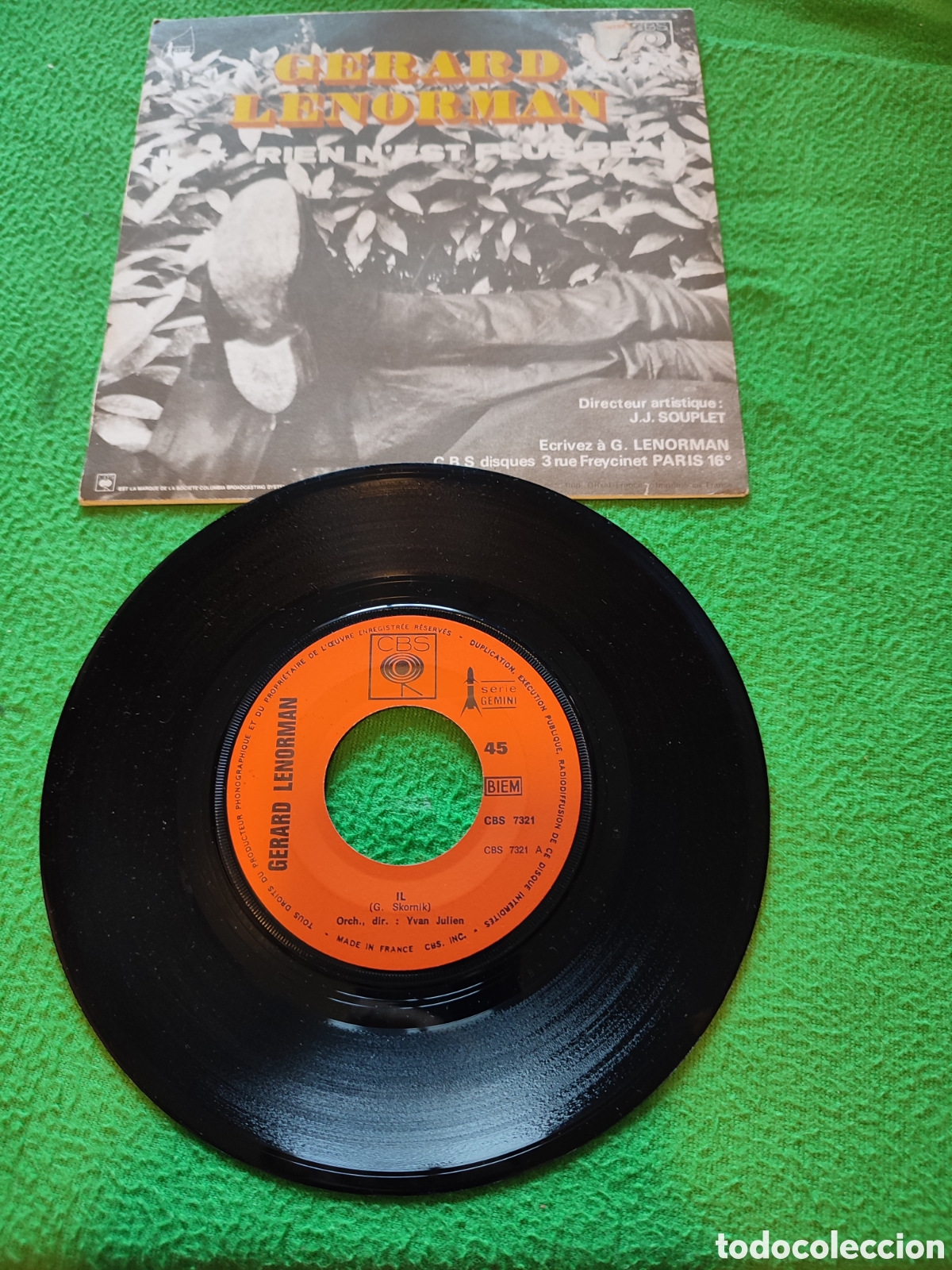 Discos de vinilo: Gerard Lenorman - R&iacute;en nest plus beau - Foto 2