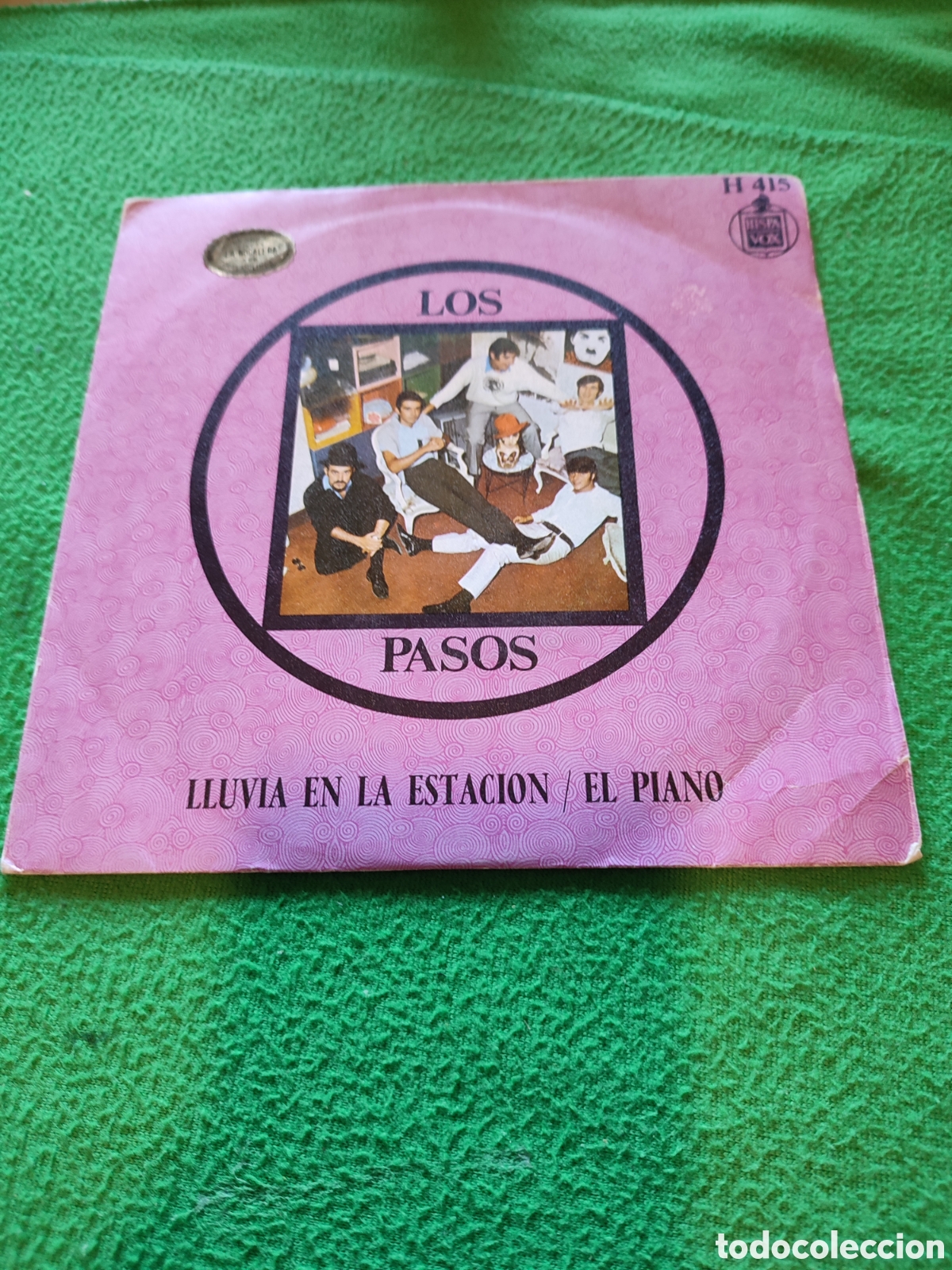 Discos de vinilo: Los Pasos - Lluvia en la estaci&oacute;n - Foto 1