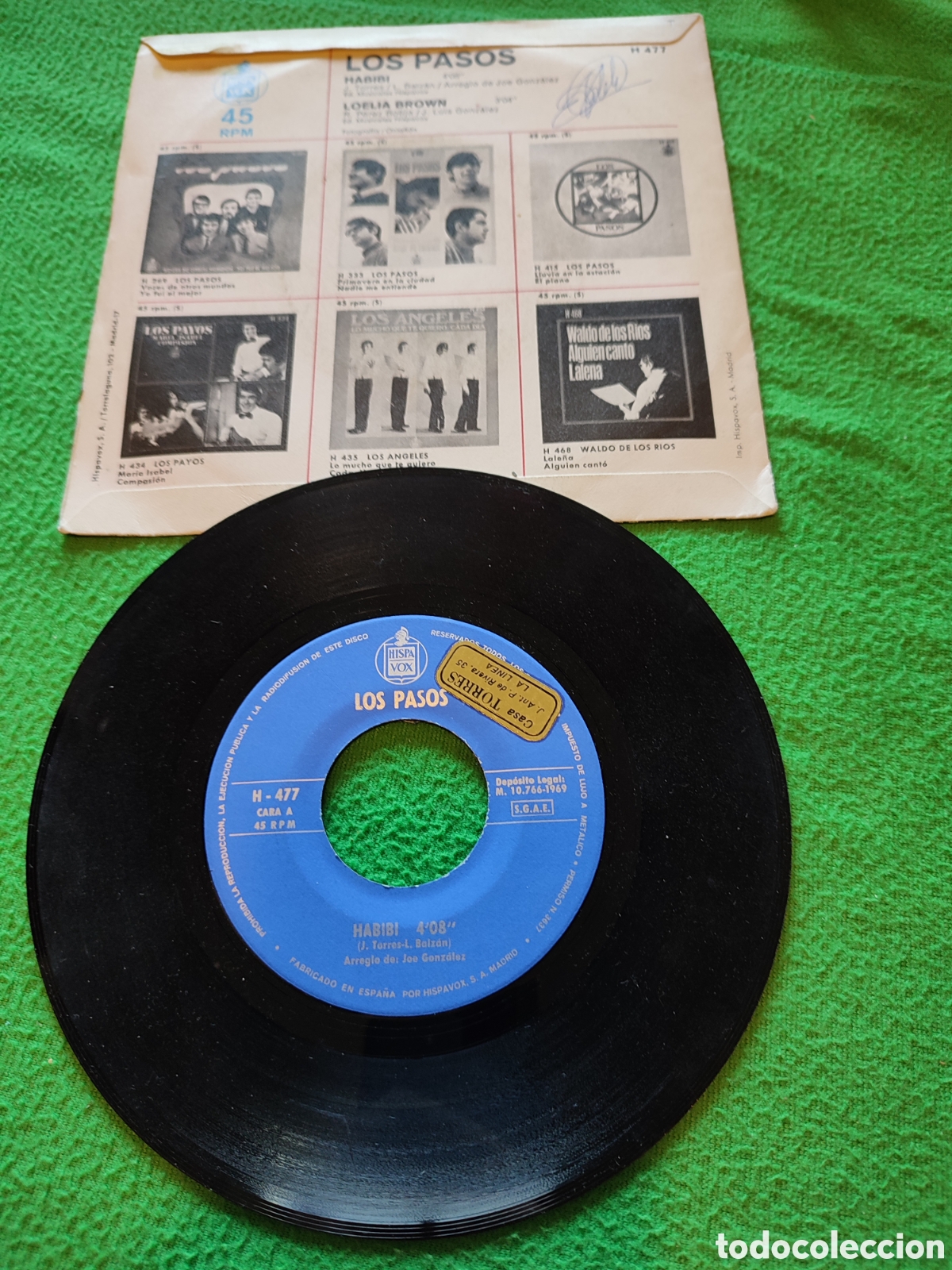Discos de vinilo: Los Pasos - Habibi - Foto 2