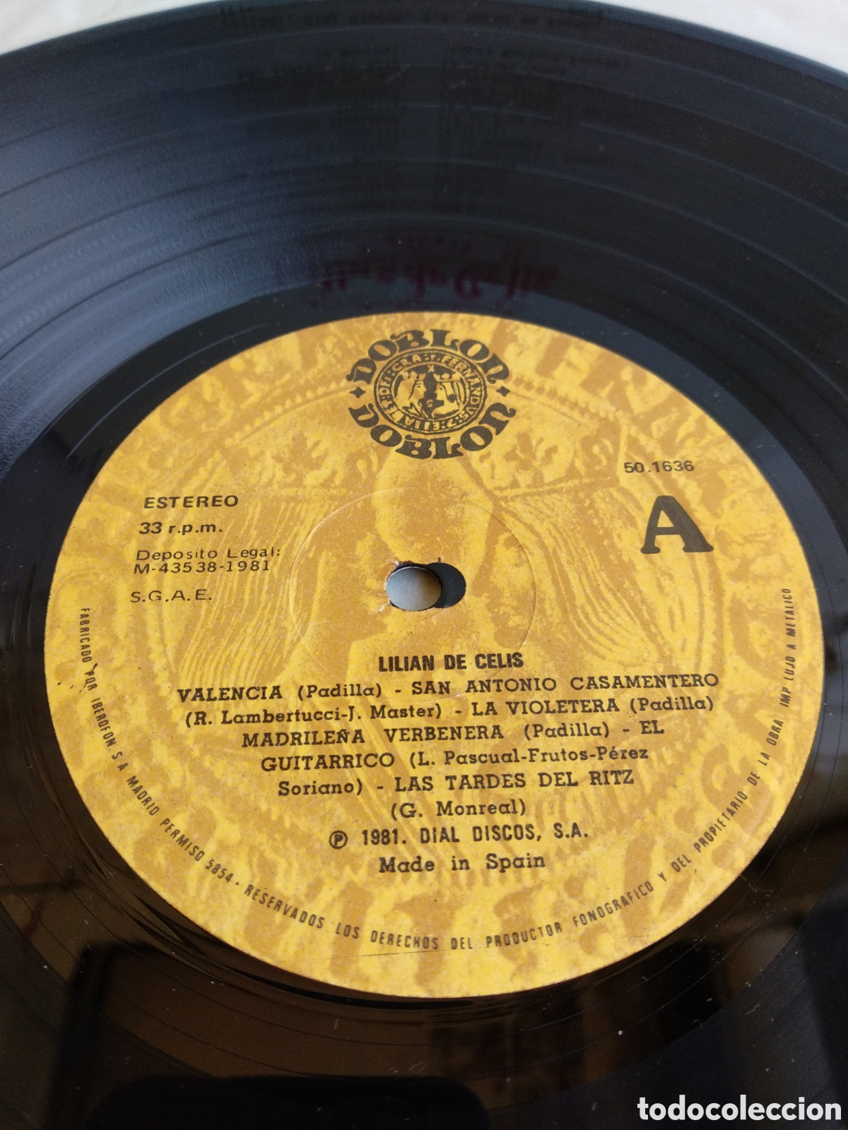 Discos de vinilo: LILIAN DE CELIS, SPAIN, DOBLON, 1981, J.5 - Foto 3
