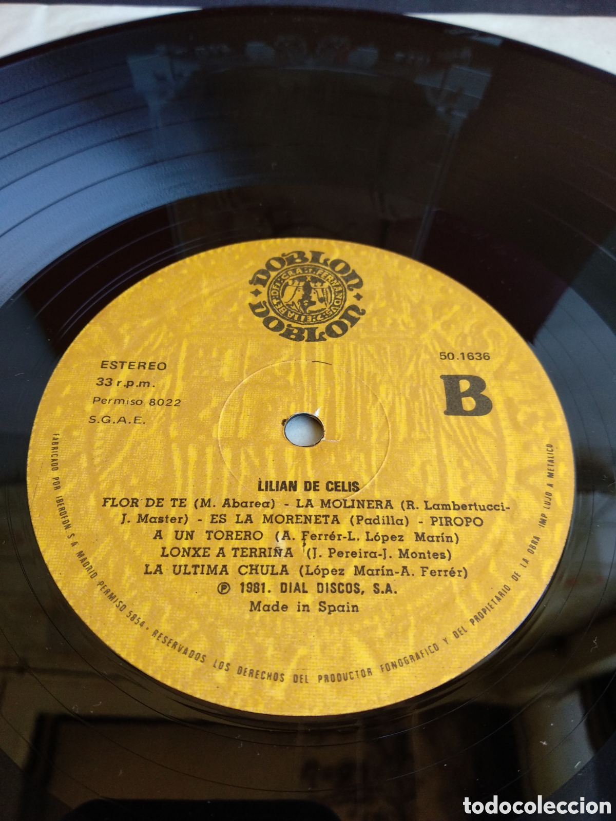 Discos de vinilo: LILIAN DE CELIS, SPAIN, DOBLON, 1981, J.5 - Foto 4