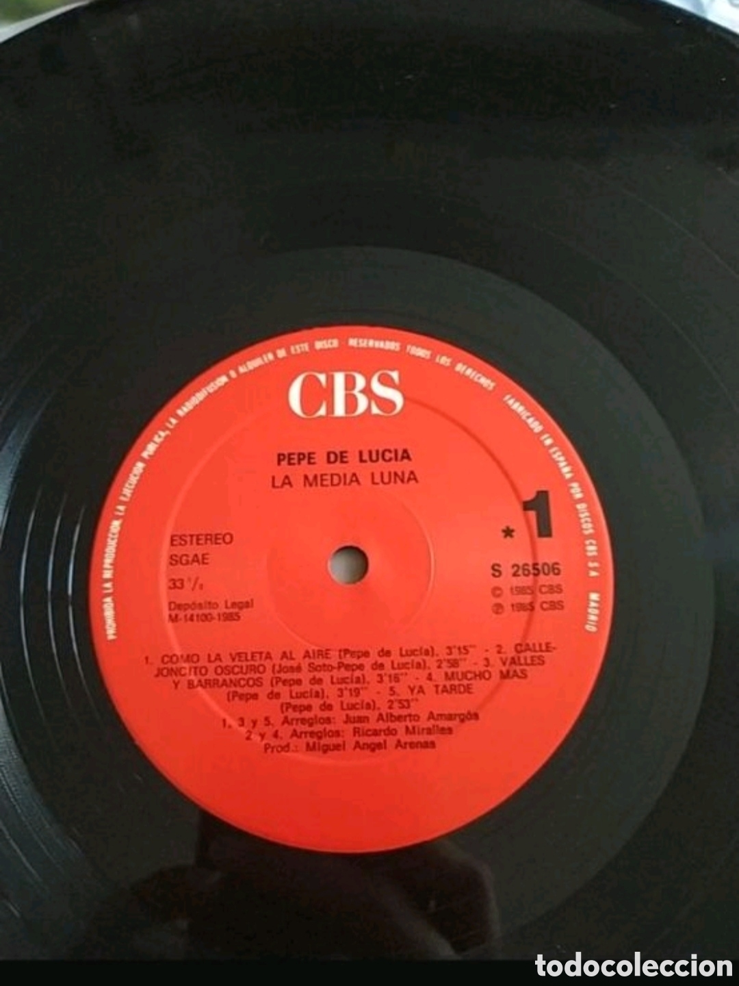 Discos de vinilo: Lp Pepe de Lucia. La media luna - Foto 3