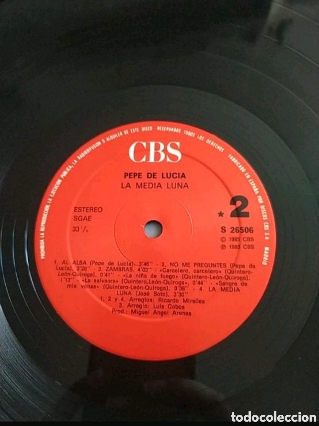 Discos de vinilo: Lp Pepe de Lucia. La media luna - Foto 4