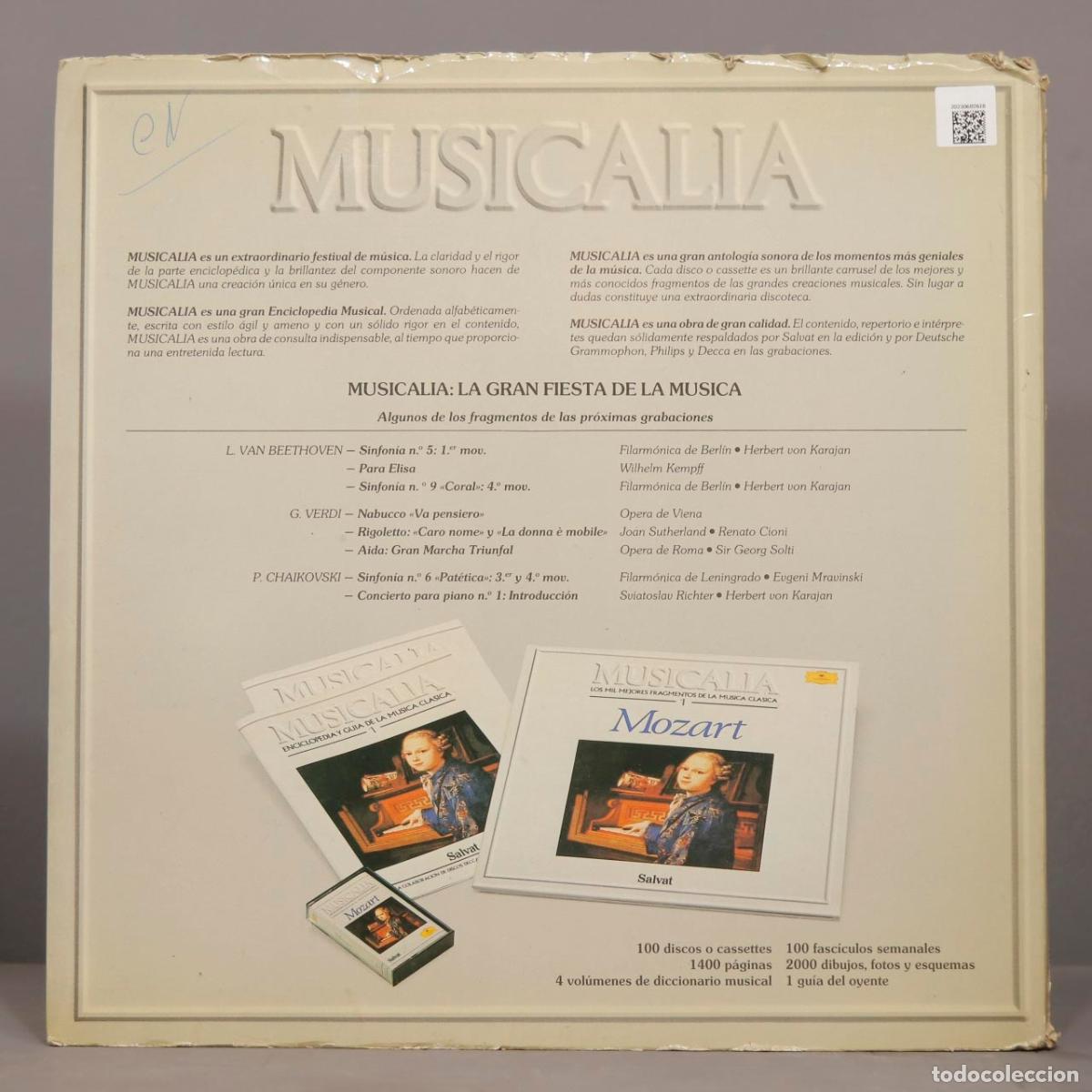 Discos de vinilo: LP. Musicalia 1. Mozart - Foto 2