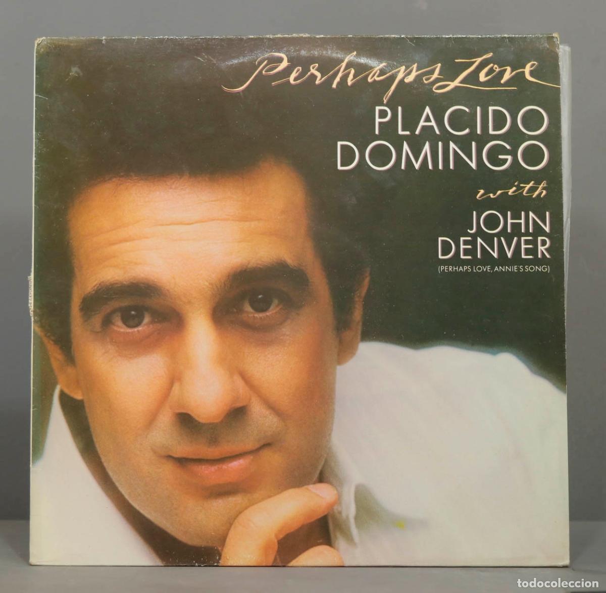 Discos de vinilo: LP. DOMINGO. PERHAPS LOVE - Foto 1
