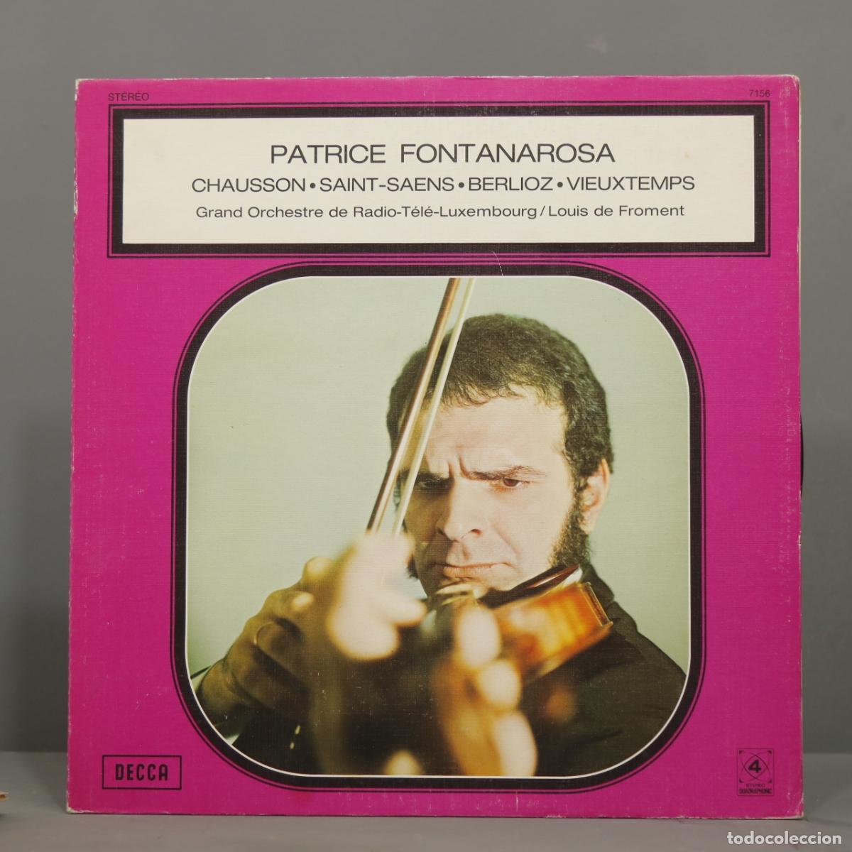 Dischi in vinile: LP. Chausson / Saint-Saens / Berlioz / Vieuxtemps. FONTANAROSA