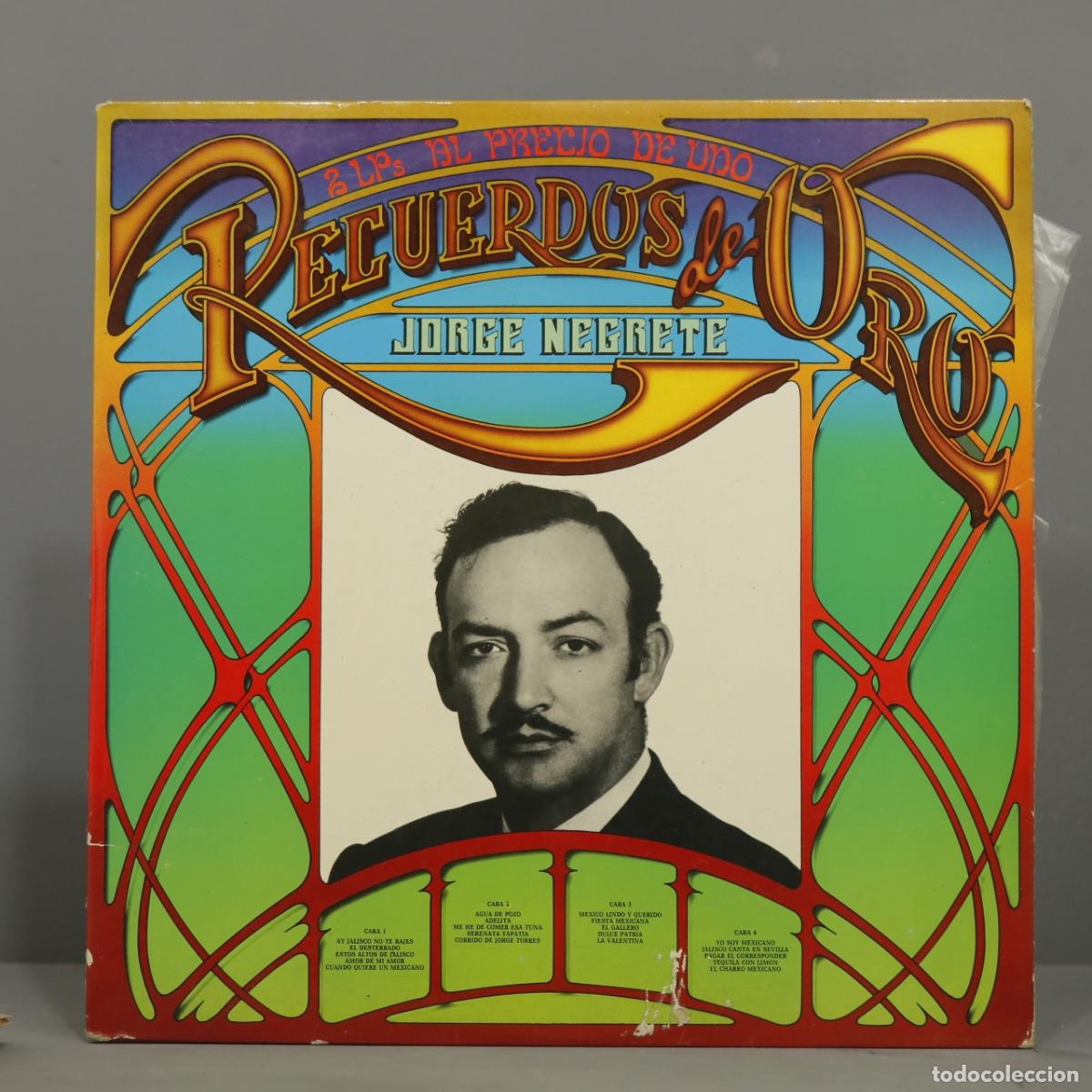 Discos de vinilo: 2 LP. Jorge Negrete &ndash; Recuerdos De Oro - Foto 1