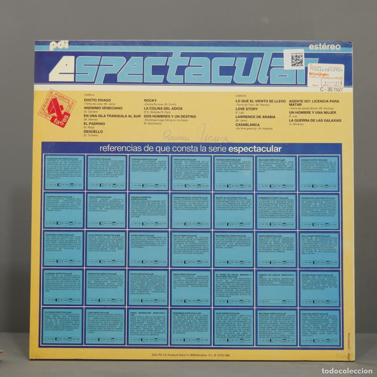 Discos de vinilo: LP. Cine Espectacular - Foto 2