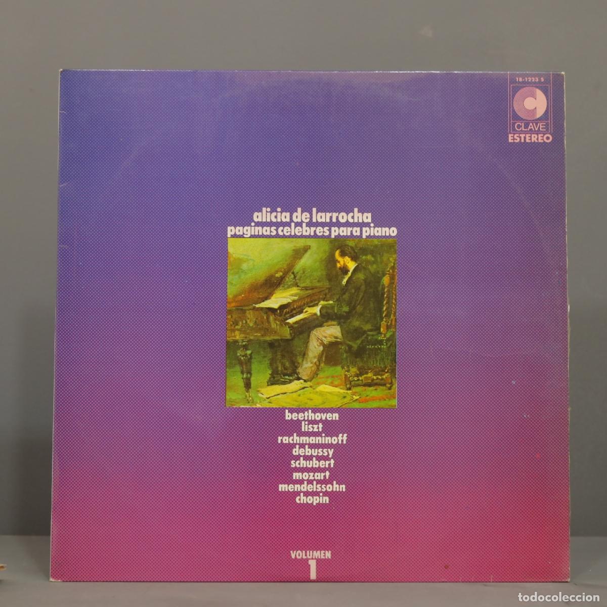 Vinyl-Schallplatten: LP. Alicia De Larrocha &ndash; Paginas Celebres Para Piano - Vol. 1