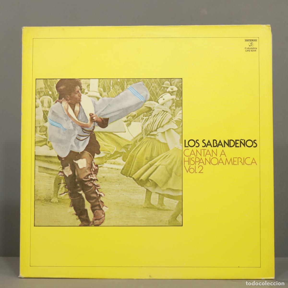 Discos de vinilo: LP. Los Sabande&ntilde;os Cantan A Hispanoamerica Vol. 2 - Foto 1