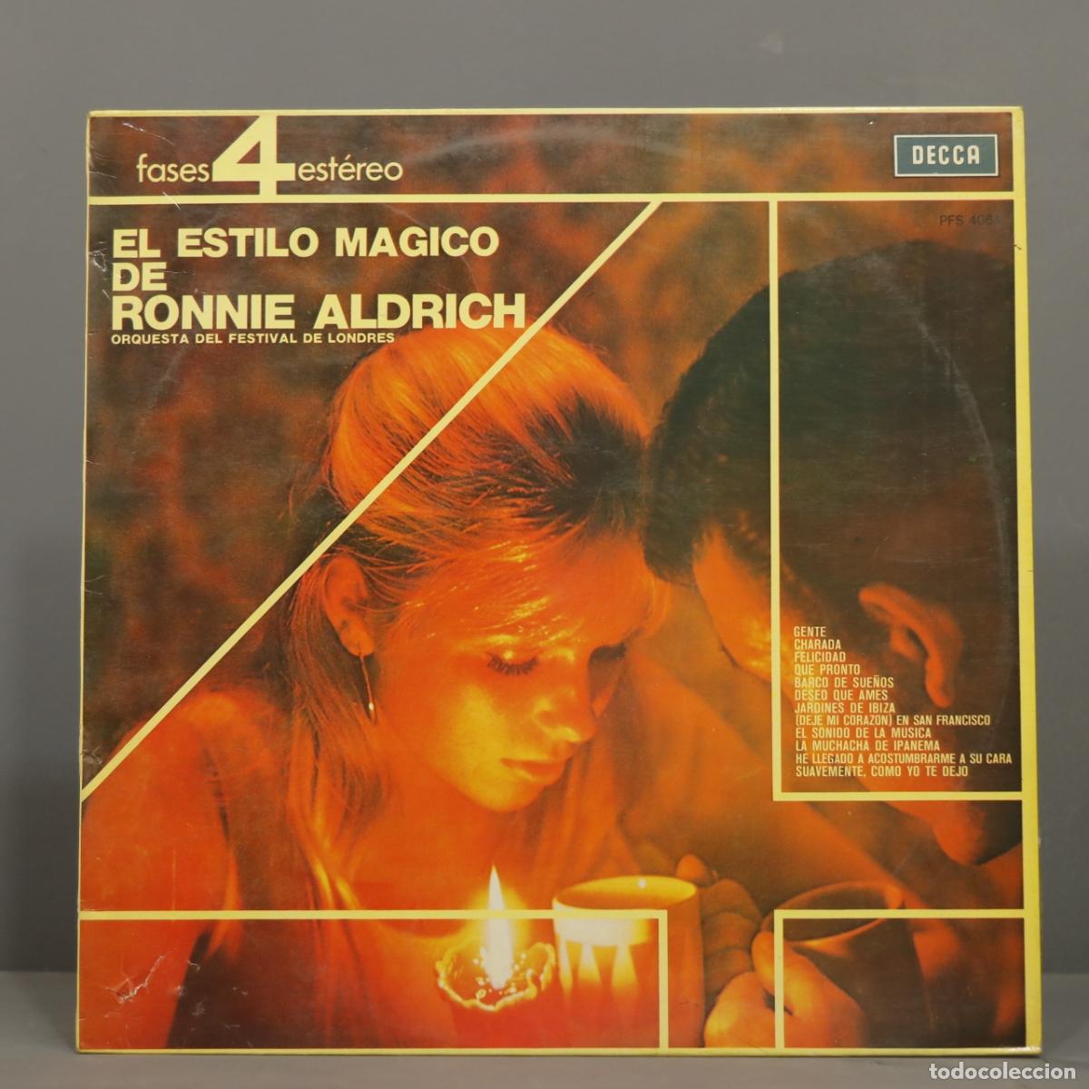 Discos de vinilo: LP. El Estilo Magico De Ronnie Aldrich - Foto 1