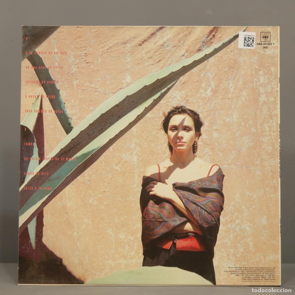 Discos de vinilo: LP. Ana Belen &ndash; A La Sombra De Un Le&oacute;n - Foto 2