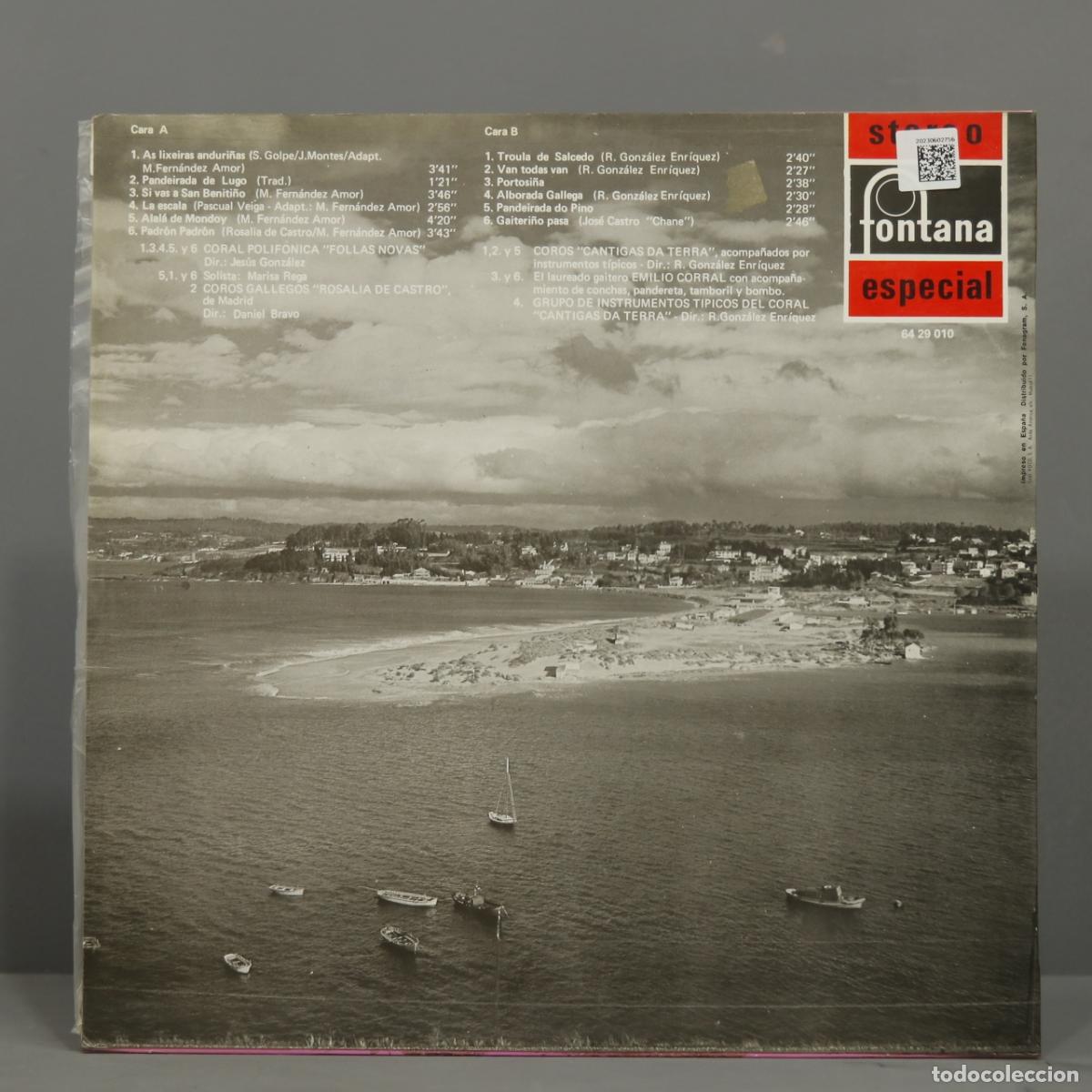 Discos de vinilo: LP. Al Pie De Un Cruceiro - Foto 2