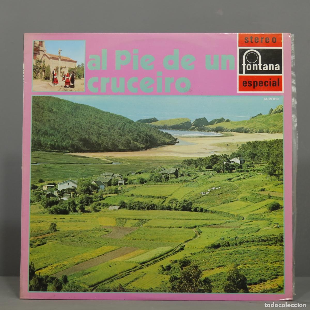 Discos de vinilo: LP. Al Pie De Un Cruceiro - Foto 1