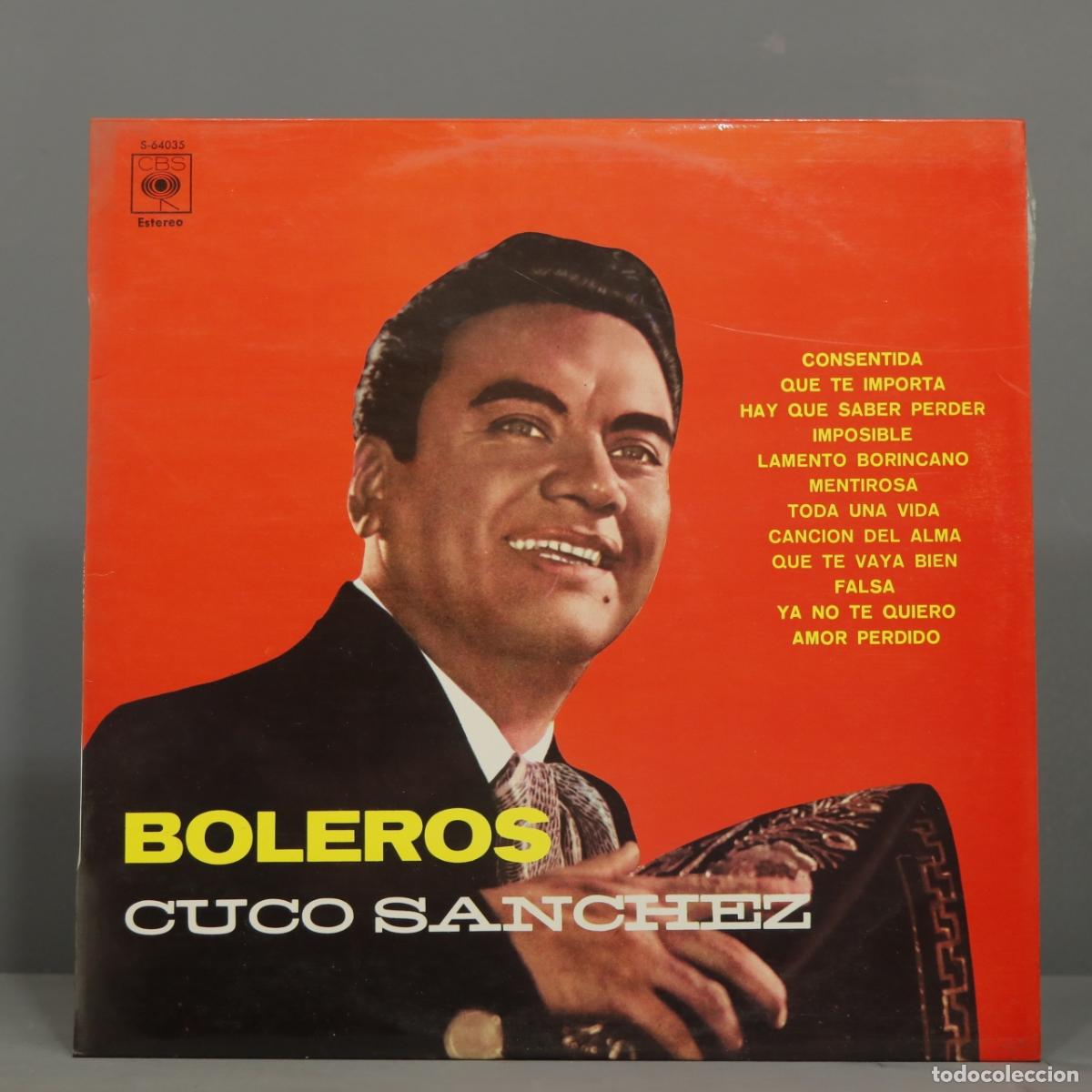 Discos de vinilo: LP. Cuco Sanchez &ndash; Boleros - Foto 1