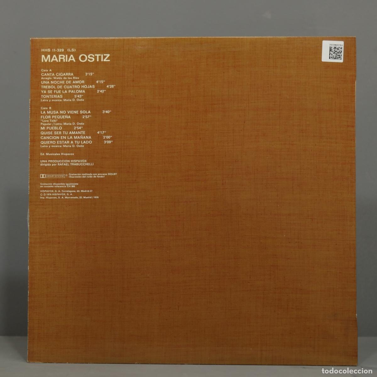 Discos de vinilo: LP. Maria Ostiz &ndash; Canta Cigarra - Foto 2