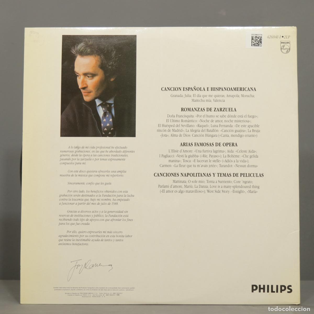 Discos de vinilo: 2 LP. Carreras &ndash; &iexcl;Bravo! - Foto 2