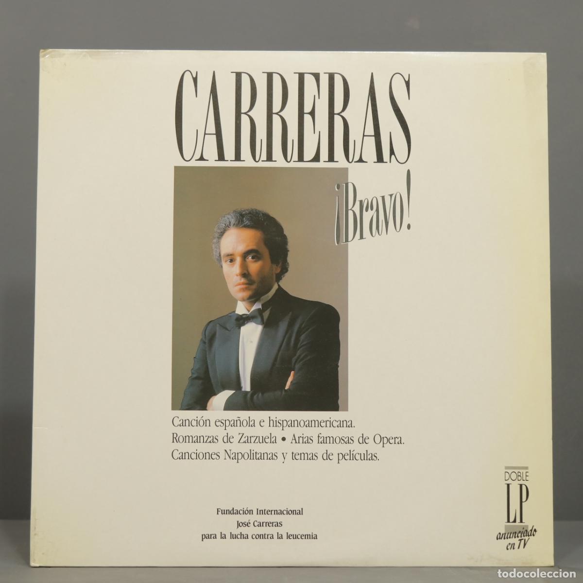 Discos de vinilo: 2 LP. Carreras &ndash; &iexcl;Bravo! - Foto 1