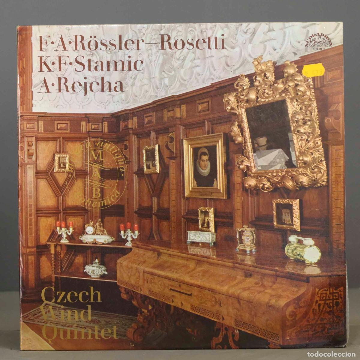 Vinyl records: LP. R&ouml;ssler-Rosetti, K∙F∙Stamic, A∙Rejcha - Czech Wind Quintet &ndash; Wind Quintet AND Quartet