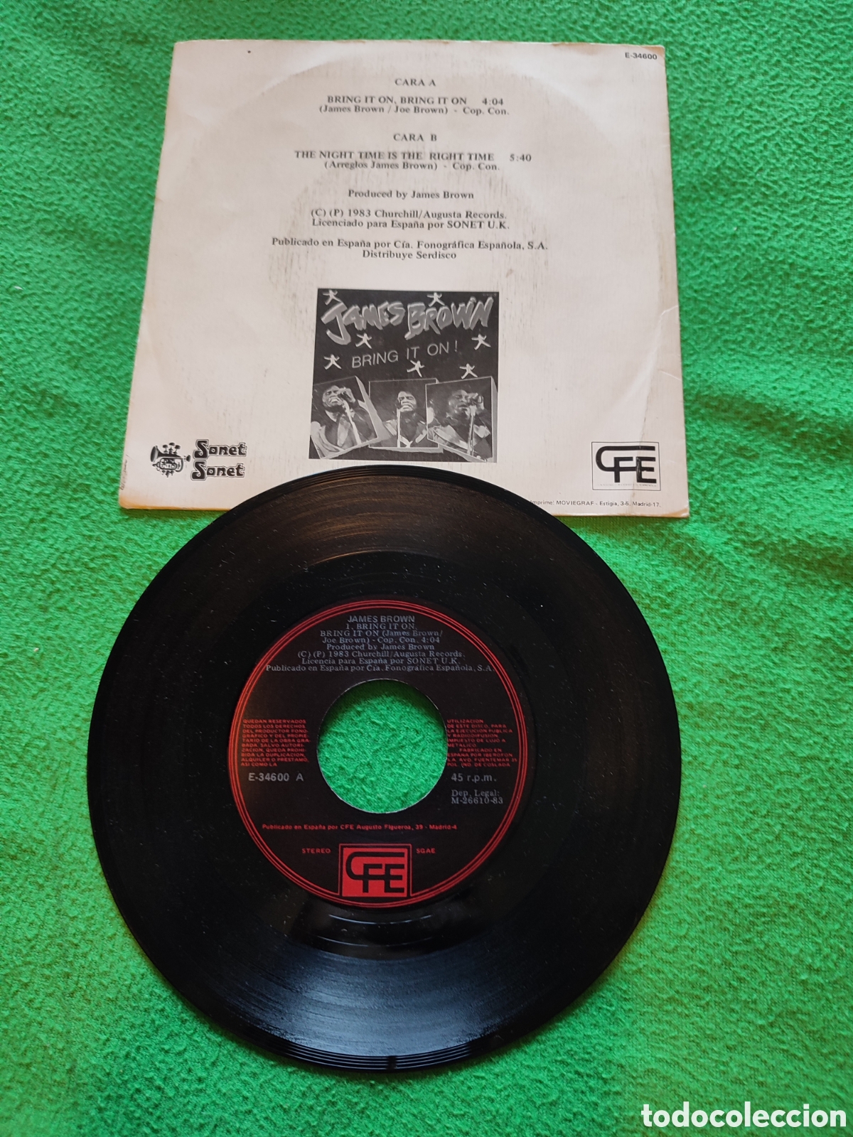 Discos de vinilo: James Brown - Bring It on - Foto 2