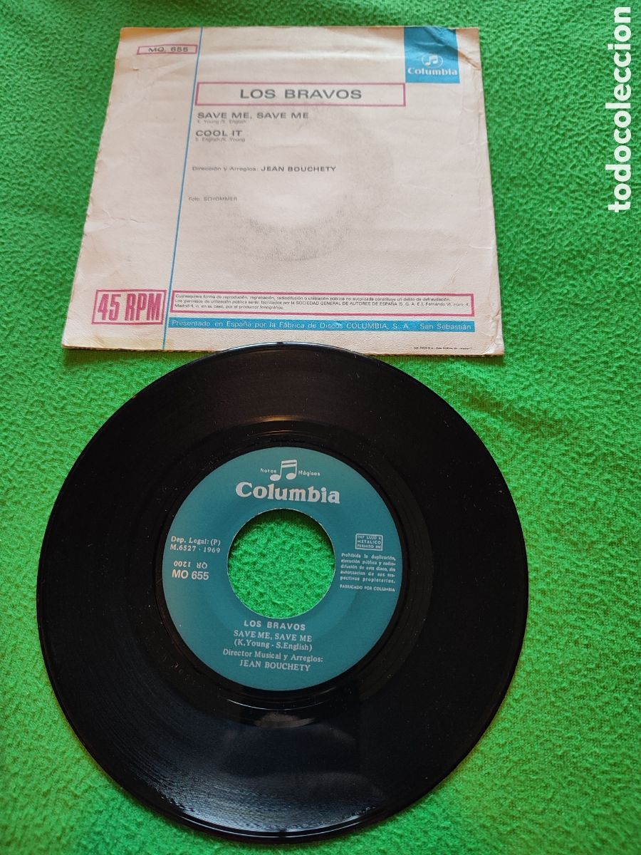 Discos de vinilo: Los Bravos - Save me save me - Foto 2