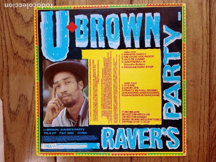 Discos de vinilo: U-Brown - ravers party - Foto 2