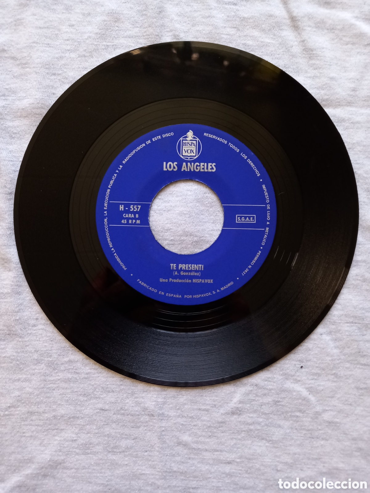 Discos de vinilo: LOS ANGELES &rdquo;MONICA + TE PRESENTI&rdquo; SINGLE 1970 - Foto 4