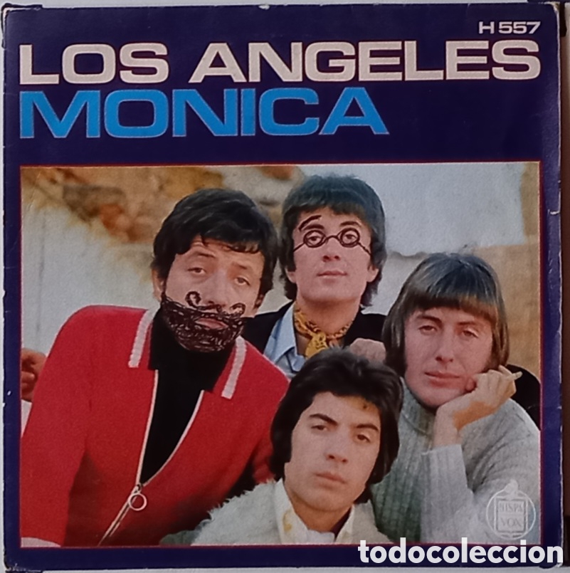 Discos de vinilo: LOS ANGELES &rdquo;MONICA + TE PRESENTI&rdquo; SINGLE 1970 - Foto 1
