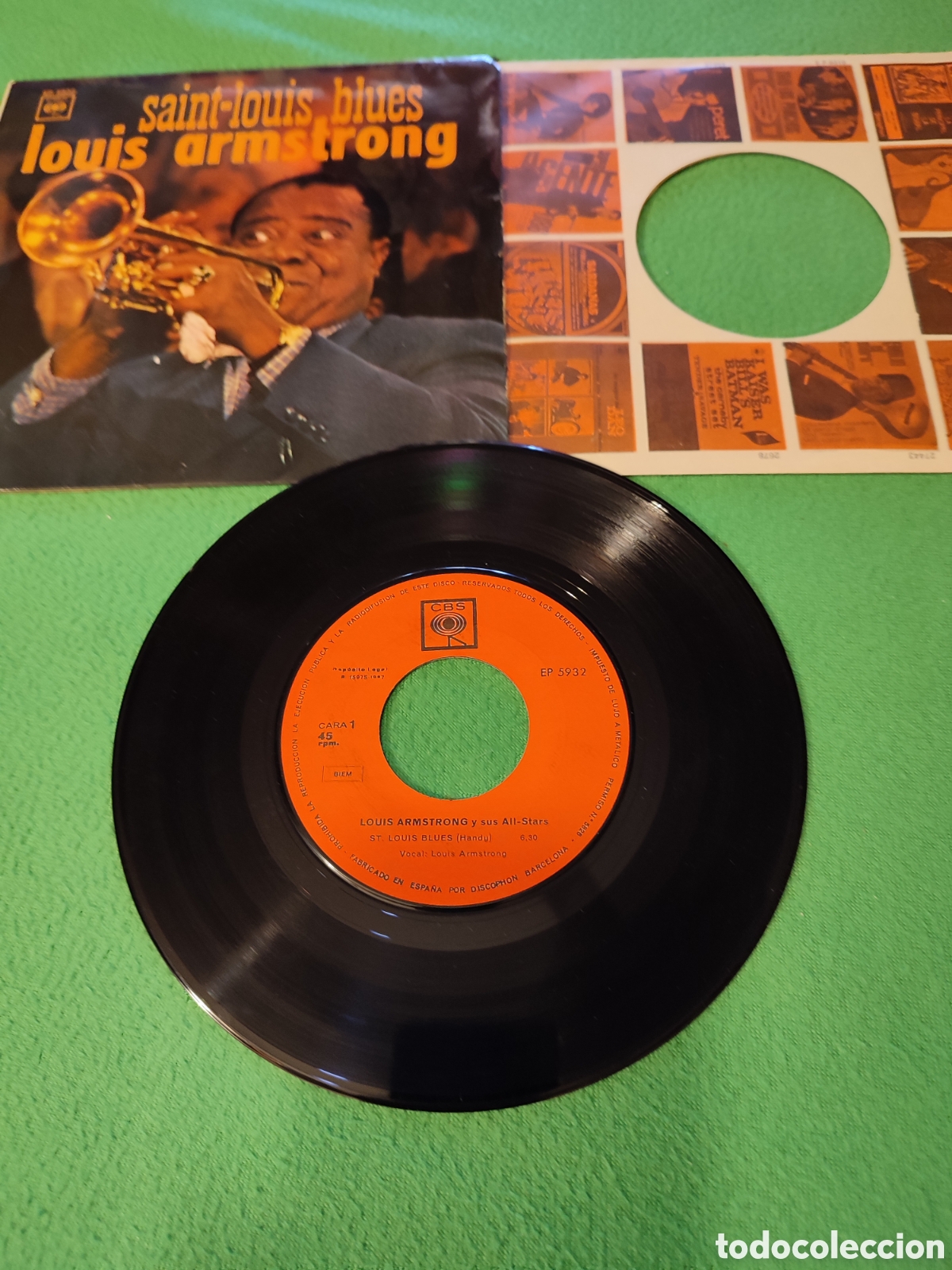 Discos de vinilo: Louis Armstrong - ST. Louis Blues+ 2 - Foto 2
