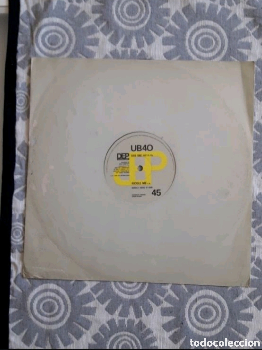 Discos de vinilo: Maxi single UB40. Riddle me / D.U.B Dub. - Foto 1
