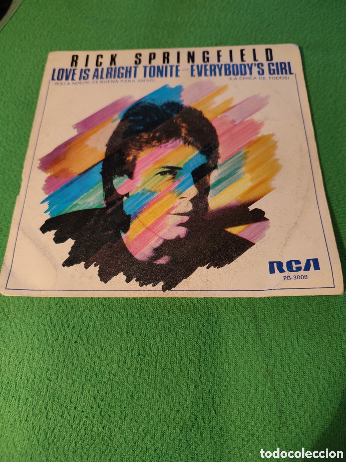 Discos de vinilo: Rick Springfield - Love is alright tonite - Foto 1
