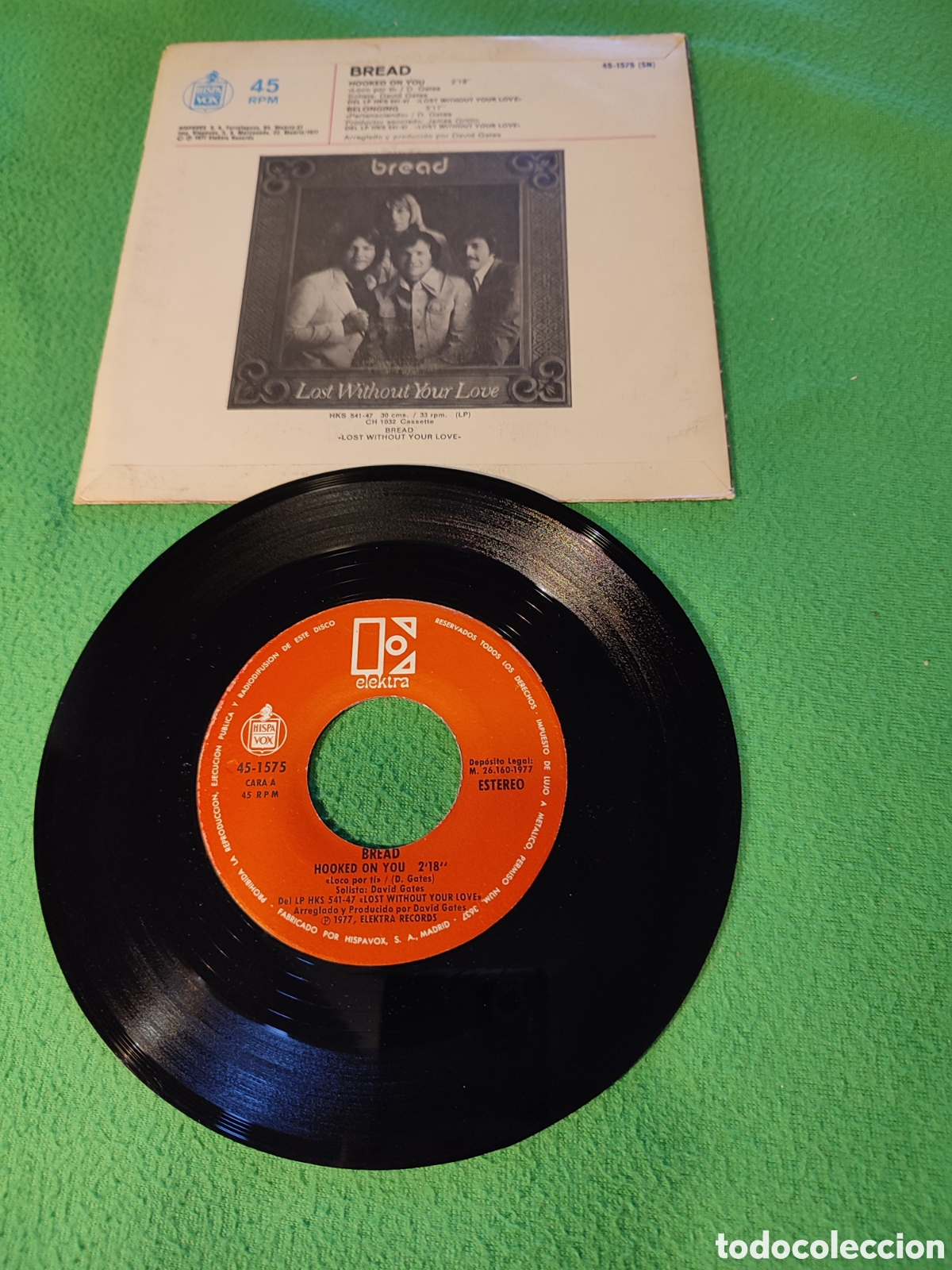 Discos de vinilo: Bread - Hooked on you - Foto 2