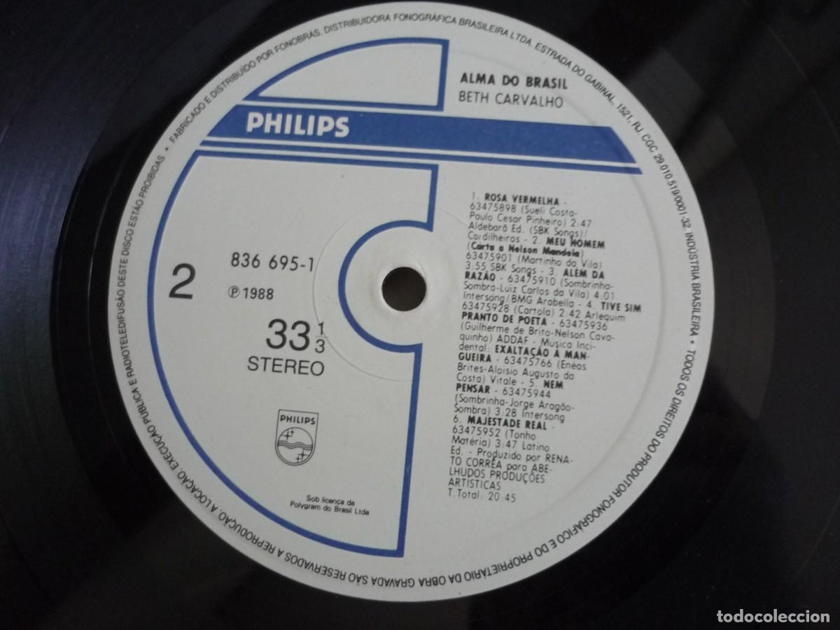 Discos de vinilo: LP vinilo Beth Carvalho Alma de Brasil - Foto 5