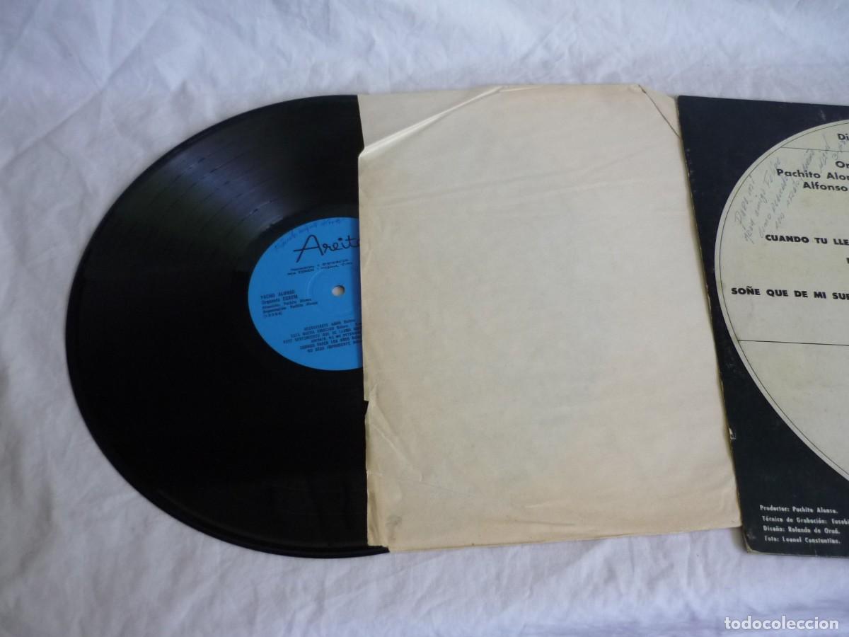 Discos de vinilo: LP vinilo Pacho Alonso 12 &Eacute;xitos rom&aacute;nticos Cuba 1979 - Foto 3