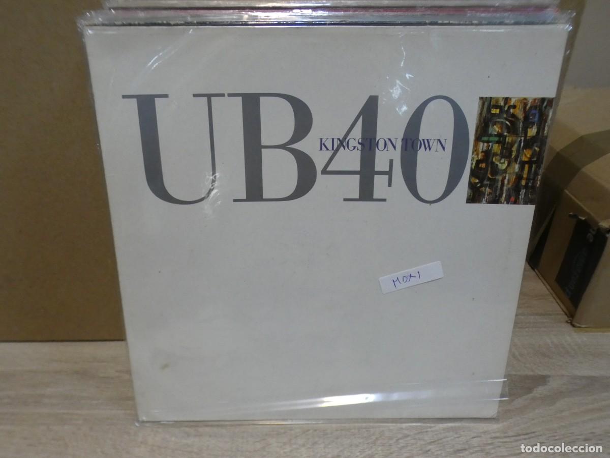 Vinyl records: ARKANSAS1980 PACC183 MAXI IMPORTACION ACUSA NOTORIA TRALLA A TU RIESGO UB40 KINGSTON TOWN