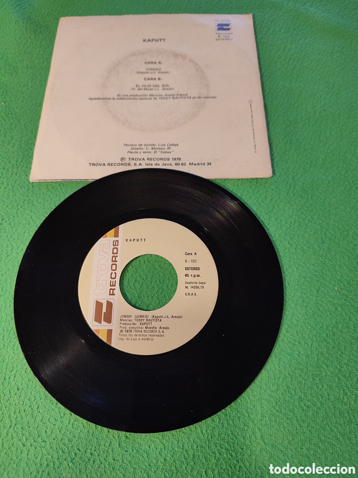 Discos de vinilo: Kaputt - Yonqui Vinilo single - Foto 2