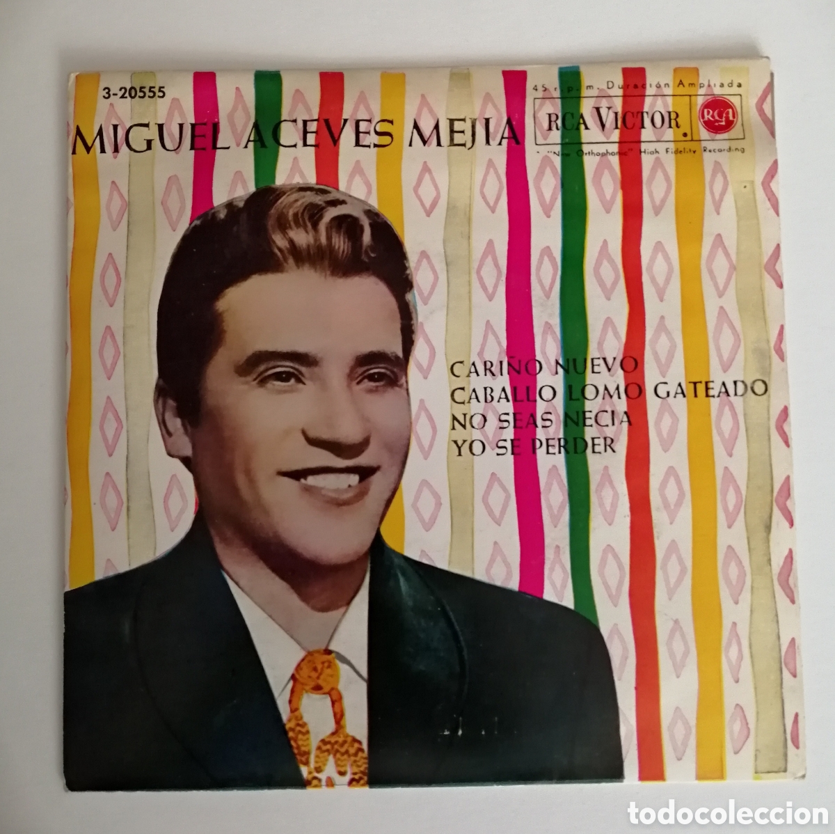 Discos de vinilo: Miguel Aceves Mej&iacute;a. Single - Foto 1