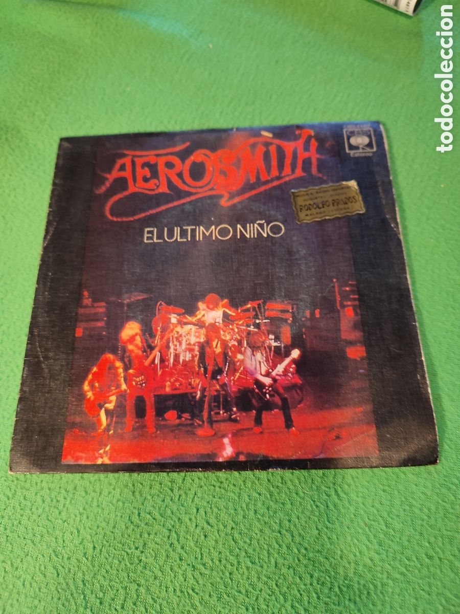 Discos de vinilo: Aerosmith - El &uacute;ltimo ni&ntilde;o - Foto 1