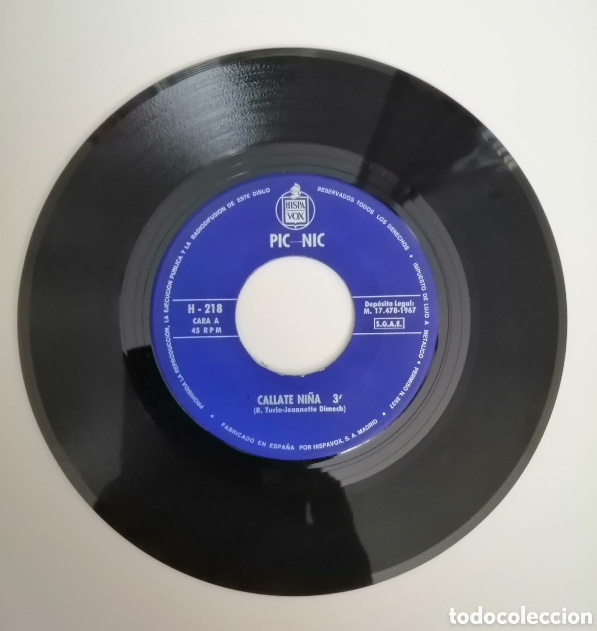 Discos de vinilo: Pic-Nic. Single - Foto 4