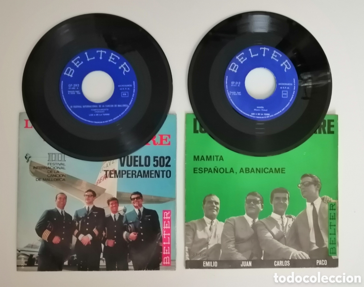 Discos de vinilo: Los 4 de la Torre. 2 singles - Foto 3