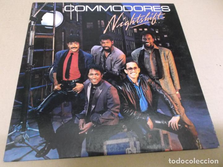 Discos de vinilo: COMMODORES (LP) NIGHTSHIFT A&Ntilde;O &ndash; 1985 &ndash; EDICION U.S.A. - Foto 1