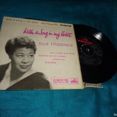 Discos de vinilo: ELLA FITZGERALD. WITH A SONG IN MY HEART + 3. EP. HIS MASTER´S VOICE. EDC. UK (#)