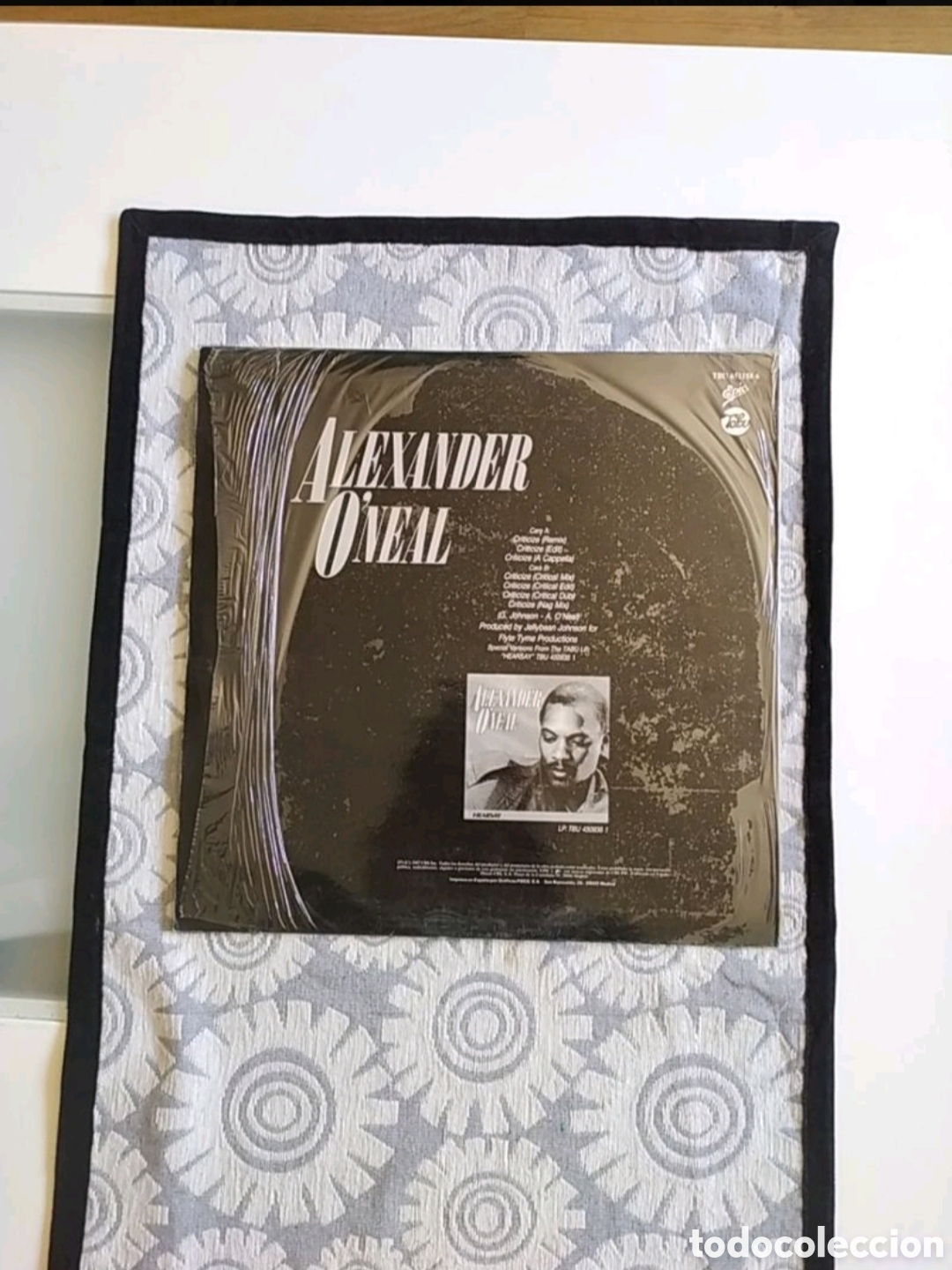 Discos de vinilo: Maxi single Alexander Oneal. Criticize - Foto 2