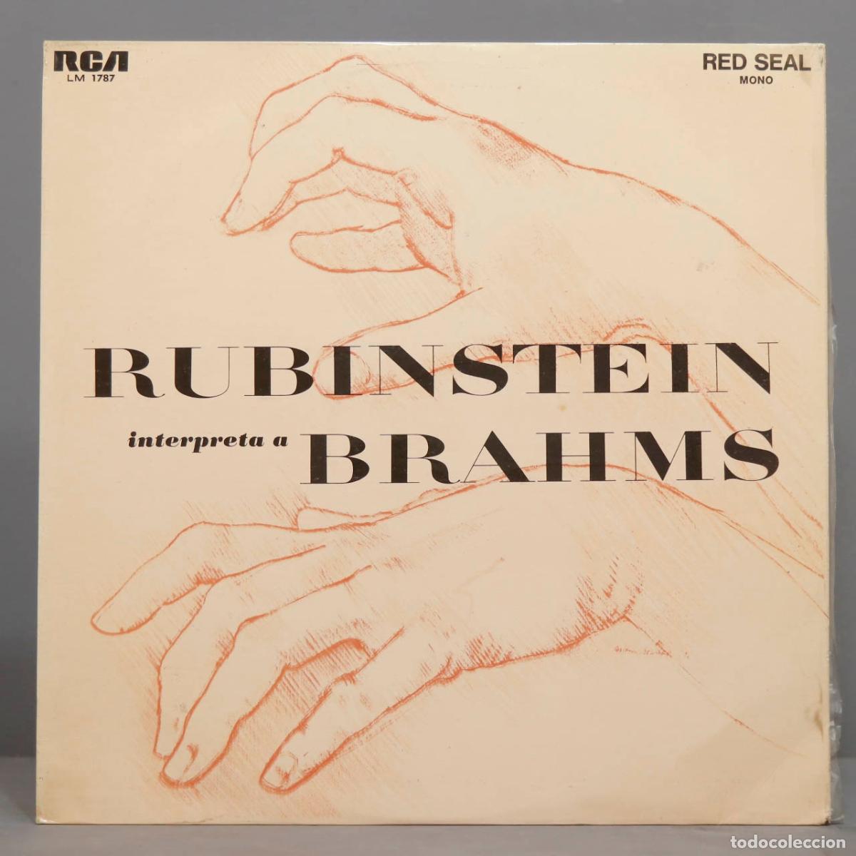 Discos de vinilo: LP. RUBINSTEIN INTERPRETA A BRAHMS - Foto 1